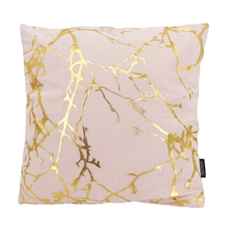 Gek op kussens! Velvet Marble Pink | 45 x 45 cm | Kussenhoes | Polyester