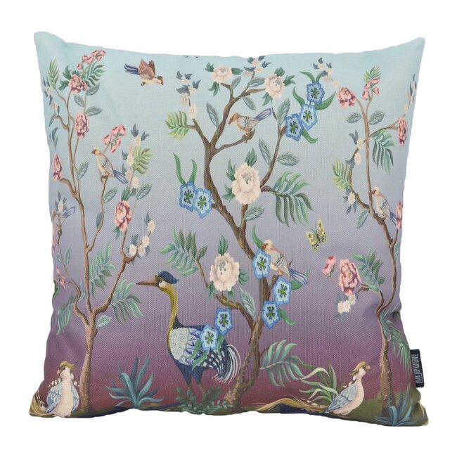 Oriental Flower Birds | 45 x 45 cm | Kussenhoes | Katoen