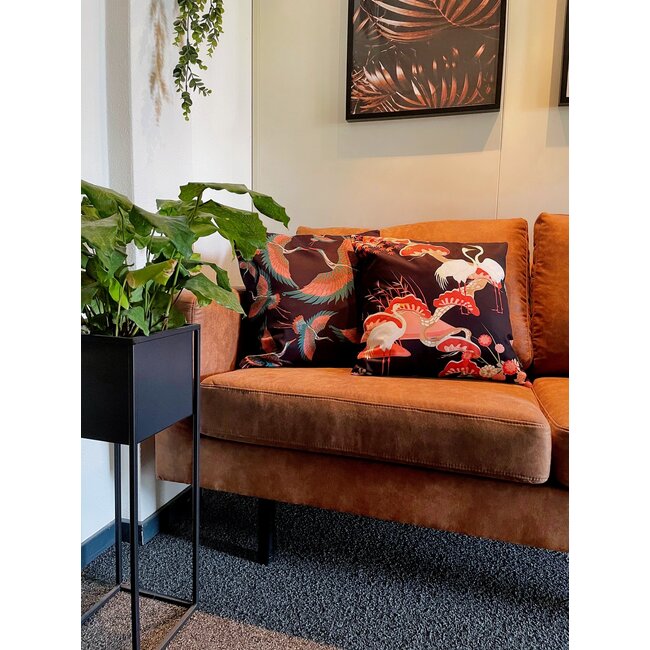 Kraanvogel #4 Kussenhoes | 45x45 cm | Katoen/Polyester
