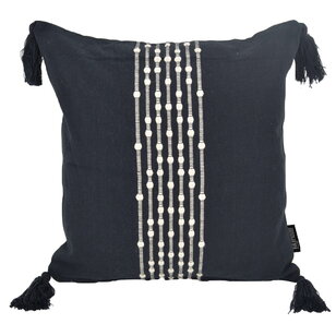 Boho Kaya Black Kussenhoes | 40x40 cm | Katoen