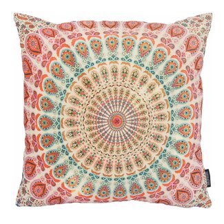 Gek op kussens! Ibiza Circle Kussenhoes | 45x45 cm | Katoen/Linnen