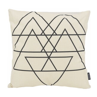 Gek op kussens! Nordic Prism Kussenhoes | 45x45 cm | Katoen/Linnen