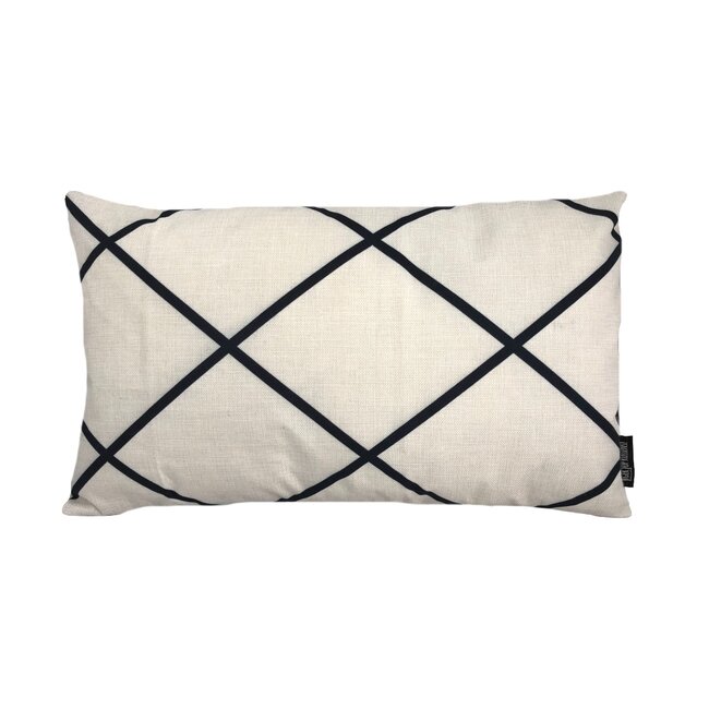 Criss Cross | 30 x 50 cm | Kussenhoes | Katoen/Linnen