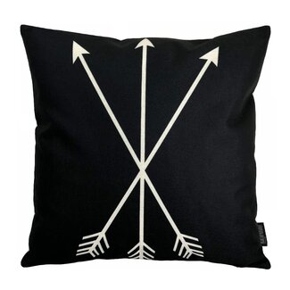 Gek op kussens! Arrows/Pijlen Kissenbezug | 45x45 cm | Baumwolle/Leinen