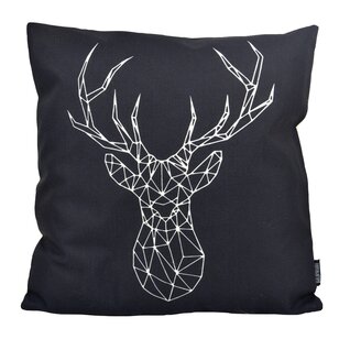 Graphic Deer Kussenhoes | 45x45 cm | Katoen/Linnen