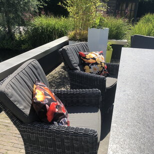Koi Waterlily Kissenbezug | 45x45 cm | Baumwolle/Polyester