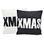 XMAS Black | 45 x 45 cm | Kussenhoes | Katoen/Polyester