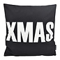 XMAS Black Kussenhoes | 45x45 cm | Katoen/Polyester