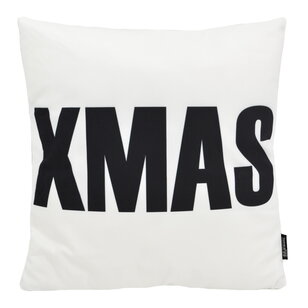 XMAS White Kussenhoes | 45x45 cm | Katoen/Polyester