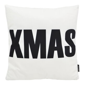 Gek op kussens! XMAS White Kissenbezug | 45x45 cm | Baumwolle/Polyester