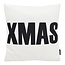 Gek op kussens! XMAS White Kussenhoes | 45x45 cm | Katoen/Polyester