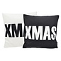XMAS White Kussenhoes | 45x45 cm | Katoen/Polyester