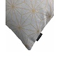 Nadal Grey/Gold Kussenhoes | 45x45 cm | Katoen