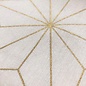 Nadal White/Gold Kussenhoes | 45x45 cm | Katoen
