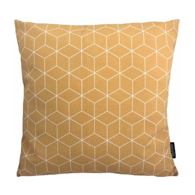 Geometric Yellow | 45 x 45 cm | Kussenhoes | Katoen