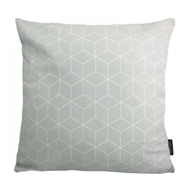 Geometric Mint | 45 x 45 cm | Kussenhoes | Katoen/Polyester