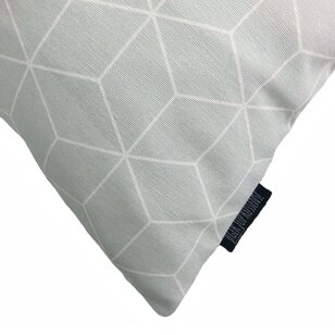 Geometric Mint Kussenhoes | 45x45 cm | Katoen/Polyester
