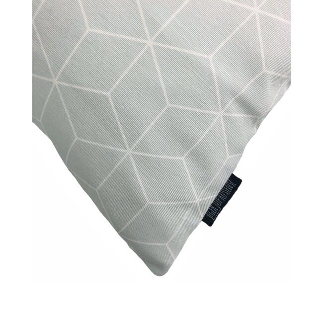 Geometric Mint Kissenbezug | 45x45 cm | Baumwolle/Polyester