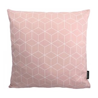 Gek op kussens! Geometric Light Pink | 45 x 45 cm | Kussenhoes | Katoen