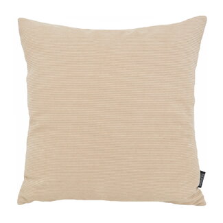 Gek op kussens! Coco Beige Ribfluweel | 45 x 45 cm | Kussenhoes | Ribfluweel