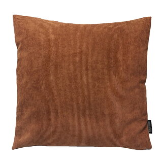 Coco Cognac Ribfluweel | 45 x 45 cm | Kussenhoes | Ribfluweel