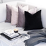 Velvet Zwart | 45 x 45 cm | Kussenhoes | Polyester