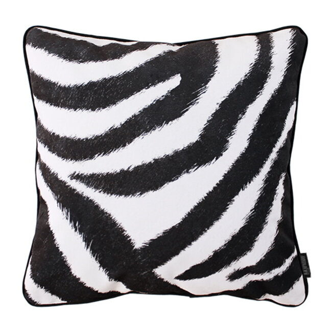 Velvet Zebra Print | 45 x 45 cm | Kussenhoes | Velvet/Polyester