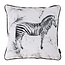Velvet Zebra Kussenhoes | 45x45 cm | Velvet/Polyester