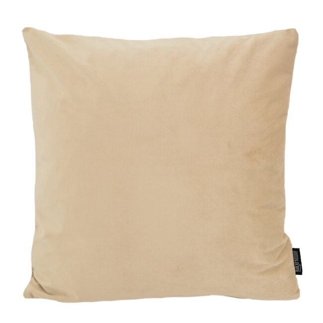 Velvet Zand | 45 x 45 cm | Kussenhoes | Velvet/Polyester