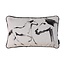 Gek op kussens! Velvet Two Horses | 30 x 50 cm | Kussenhoes | Velvet/Polyester