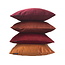 Velvet Roest Kussenhoes | 45x45 cm | Polyester