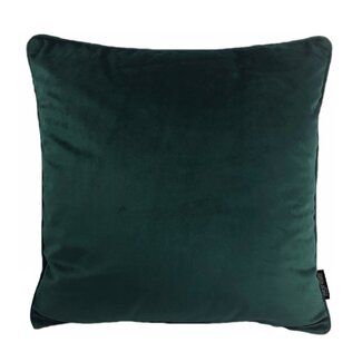 Gek op kussens! Velvet Piped Intens Groen | 45 x 45 cm | Kussenhoes | Polyester