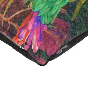 Velvet Parrot Kussenhoes | 30x50 cm | Velvet/Polyester