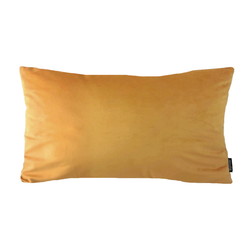 Velvet Oranje / Goud Long | 30 x 50 cm | Kussenhoes | Polyester