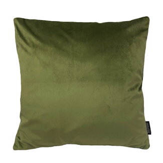 Gek op kussens! Velvet Olijfgroen | 45 x 45 cm | Kussenhoes | Polyester