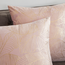 Velvet Leaves Roze | 45 x 45 cm | Kussenhoes | Polyester