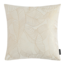 Gek op kussens! Velvet Leaves Creme / Wit | 45 x 45 cm | Kussenhoes | Polyester