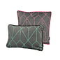 Velvet Graphic Pink Kussenhoes | 45x45 cm | Velvet/Polyester