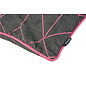 Velvet Graphic Pink Kissenbezug | 45x45 cm | Samt/Polyester