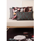 Velvet Graphic Green Kussenhoes | 30x50 cm | Velvet/Polyester