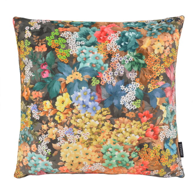 Velvet Flowers 2 | 45 x 45 cm | Kussenhoes | Velvet/Polyester