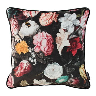 Gek op kussens! Velvet Flowers Kussenhoes | 45x45 cm | Velvet/Polyester