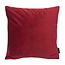 Gek op kussens! Velvet Dunkelrot Kissenbezug | 45x45 cm | Polyester