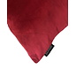 Velvet Dunkelrot Kissenbezug | 45x45 cm | Polyester