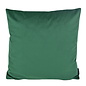 Velvet Donkergroen Kussenhoes | 45x45 cm | Polyester