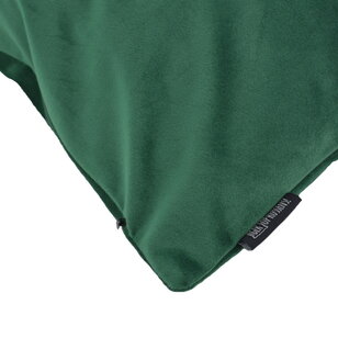 Velvet Donkergroen Kussenhoes | 45x45 cm | Polyester
