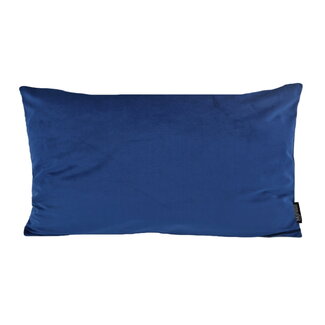 Gek op kussens! Velvet Dunkelblau Kissenbezug | 30x50 cm | Polyester