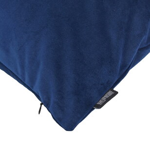 Velvet Donkerblauw Kussenhoes | 45x45 cm | Polyester