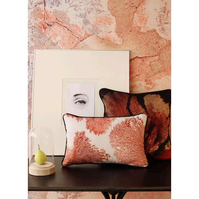 Velvet Dark Coral | 45 x 45 cm | Kussenhoes | Velvet/Polyester