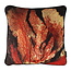 Velvet Dark Coral Kissenbezug | 45x45 cm | Samt/Polyester